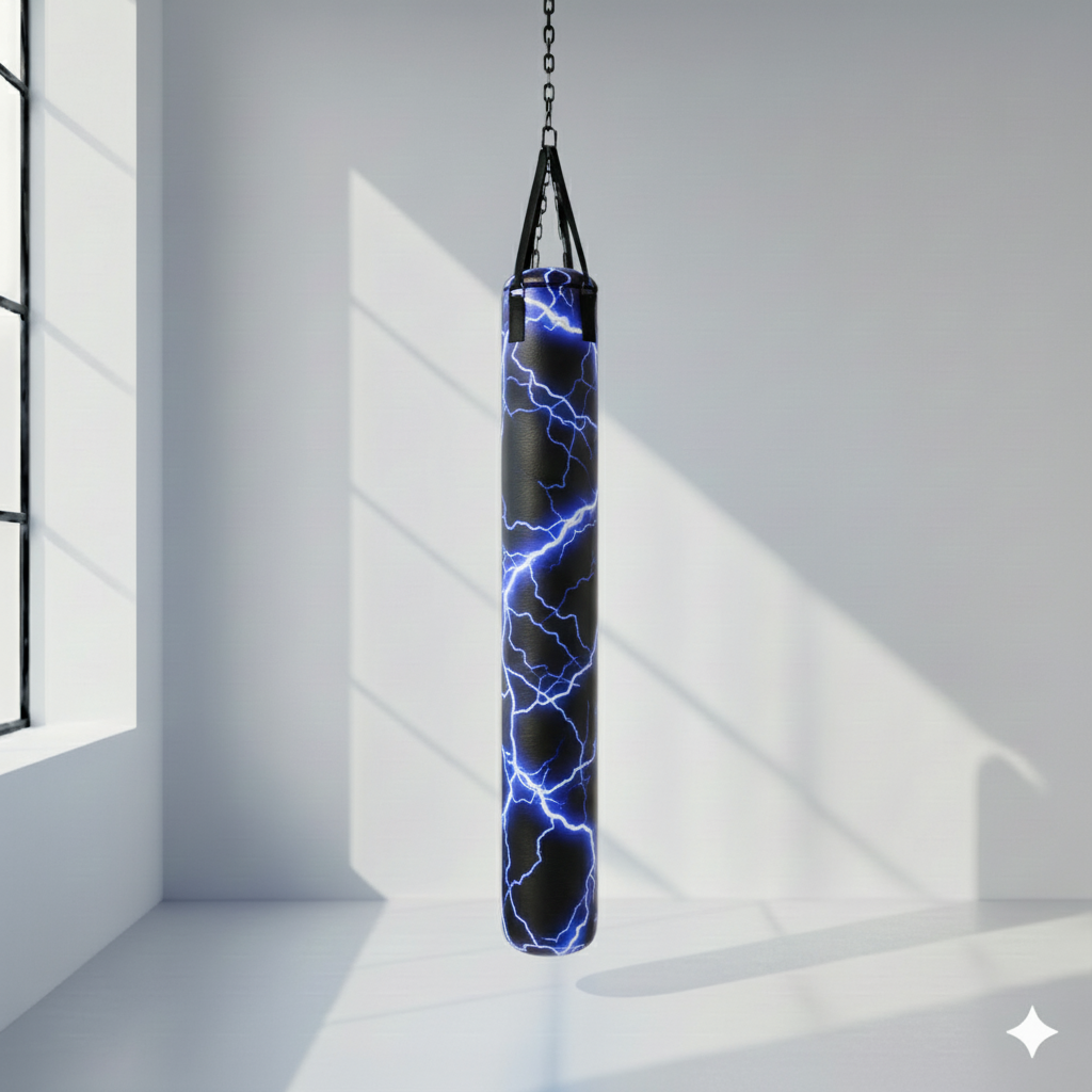 Static Charge punching bag design