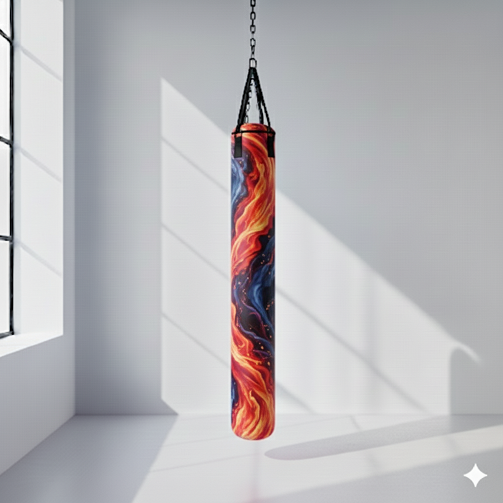 Ascension Plume punching bag design
