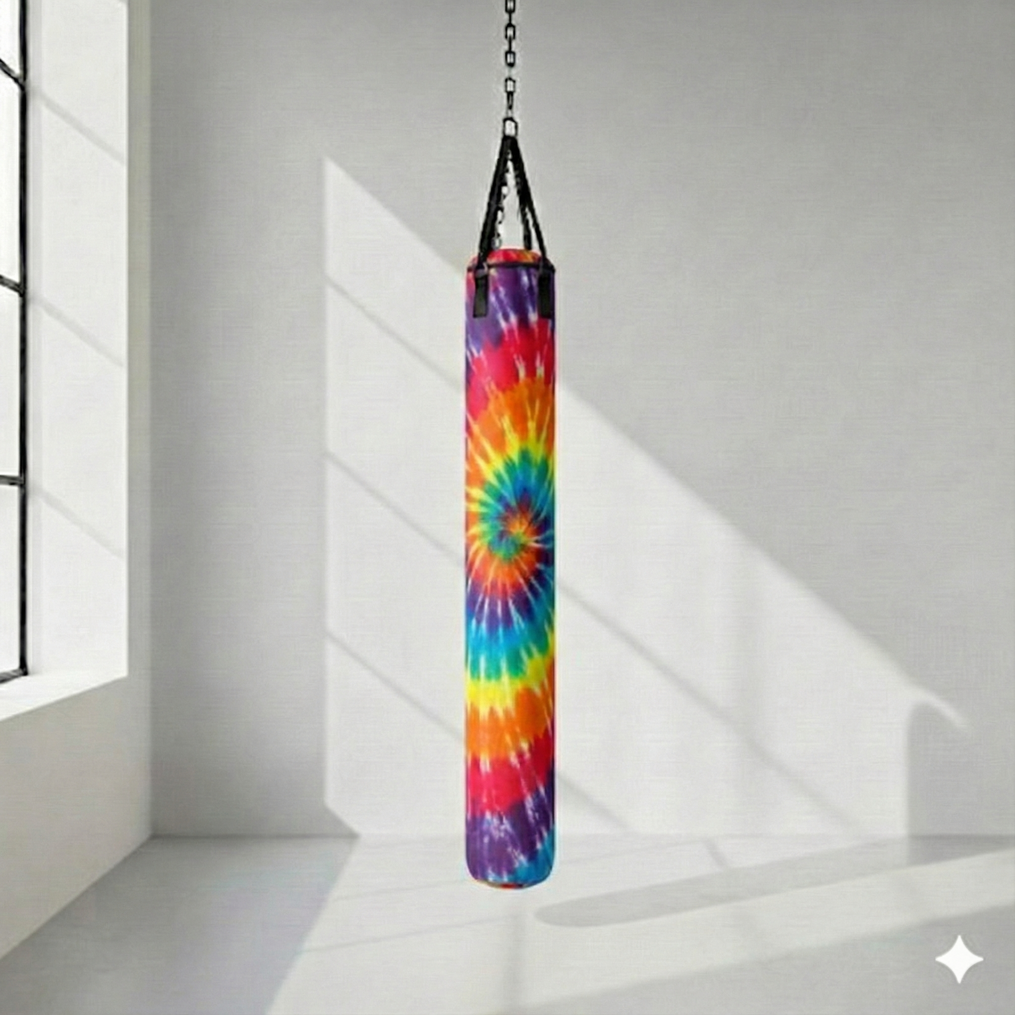 Rainbow Ripple punching bag design