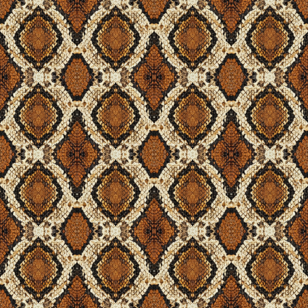 Serpent Swirl flat pattern