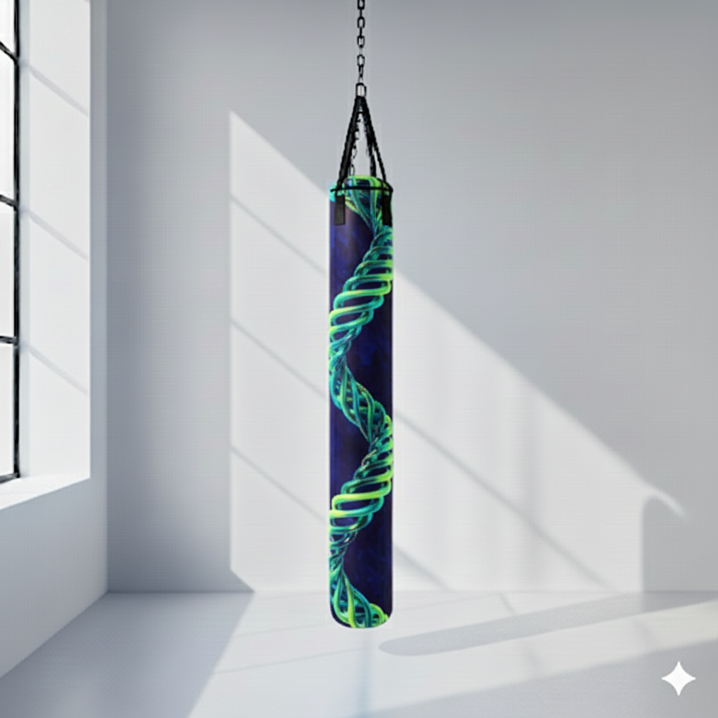 Helix Bloom punching bag design
