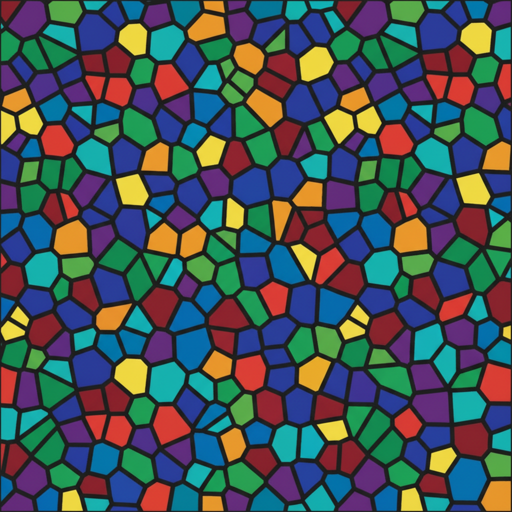Mosaic flat pattern
